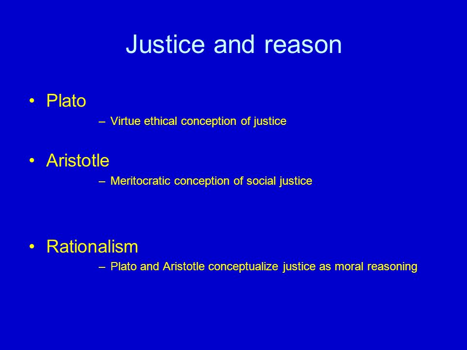 Aristotle’s concept of justice